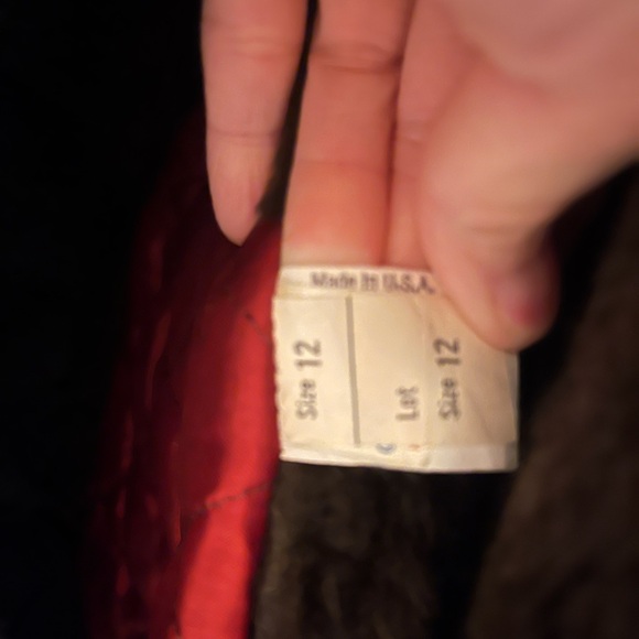 VINTAGE 1970s Purple Fitz jacket size 12 - Picture 6 of 8